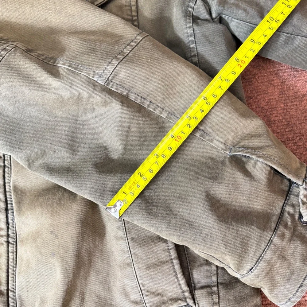 Vintage Levis Strauss Mens Field Jacket Olive‎ Green Canvas Quilted Lined Large